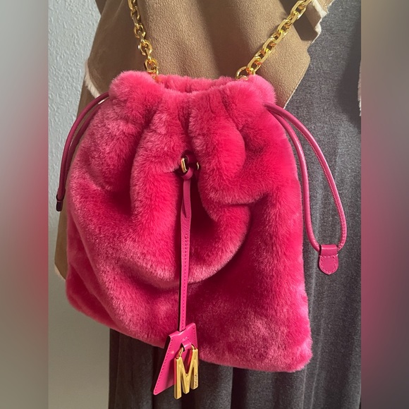 MOSCHINO Soft Fabric Bucket Bag - Picture 5 of 6